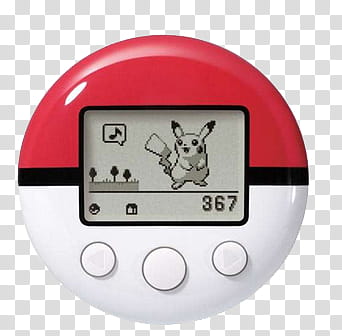 Surprise, red and white pokeball tamagotchi transparent background PNG clipart