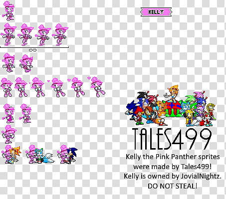 Kelly the Pink Panther Sprites, Release  transparent background PNG clipart