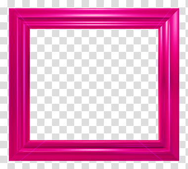 square hot-pink frame transparent background PNG clipart