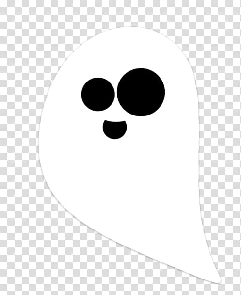 Halloween s, white and black ghost illustration transparent background PNG clipart