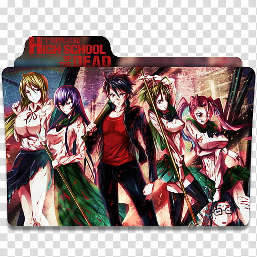 Anime Icon , Highschool of the Dead v transparent background PNG clipart