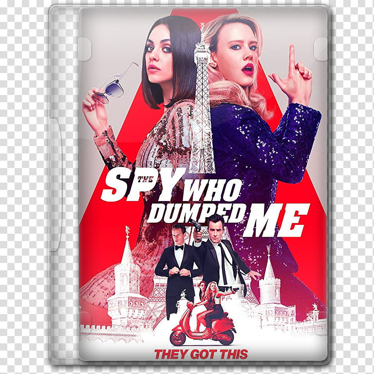 The SPY Who DUMPED Me  DVD Cover , The SPY Who DUMPED Me () DvD Plastic Case transparent background PNG clipart