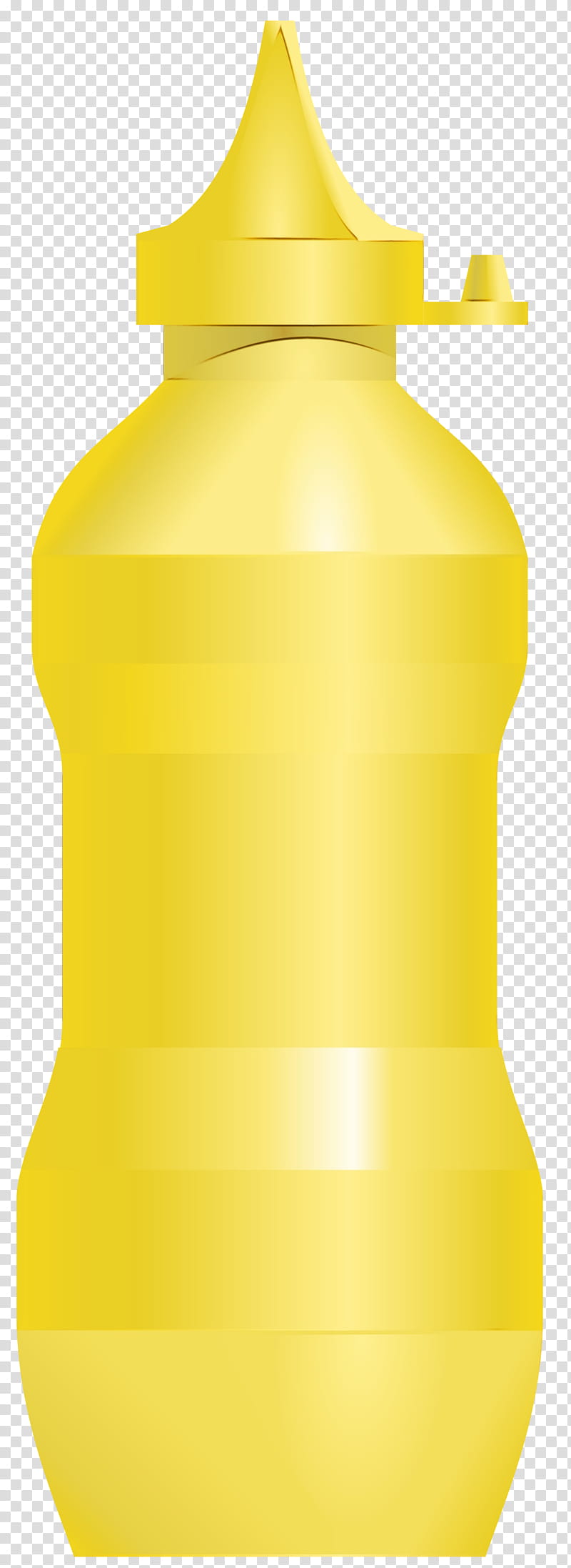 Plastic Bottle, Yellow, Water Bottle, Sports Drink, Drinkware, Home Accessories transparent background PNG clipart