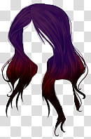 Bases Y Ropa de Sucrette Actualizado, long purple hair transparent background PNG clipart