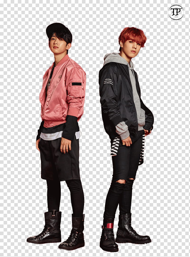 GOT, two men Exo members transparent background PNG clipart