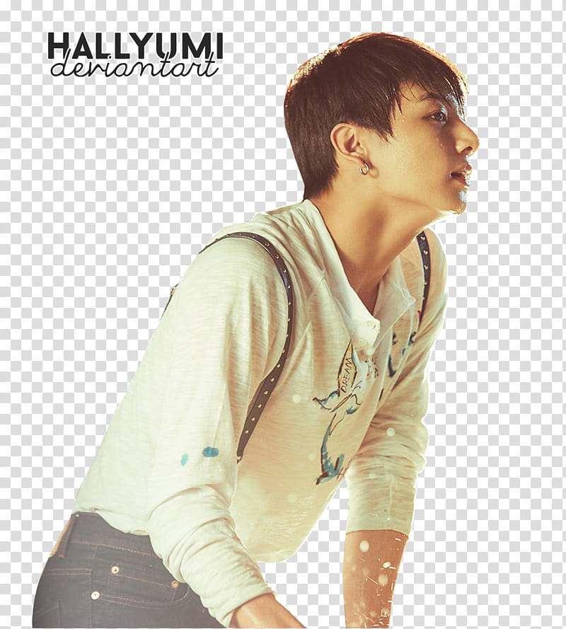 BTS HYYH pt , women's white long sleeve shirt transparent background PNG clipart