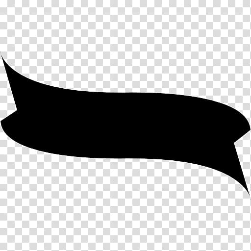 Banner Design Ribbon, Black Ribbon, Logo, Medal, Shape, Blackandwhite, Line, Headgear transparent background PNG clipart