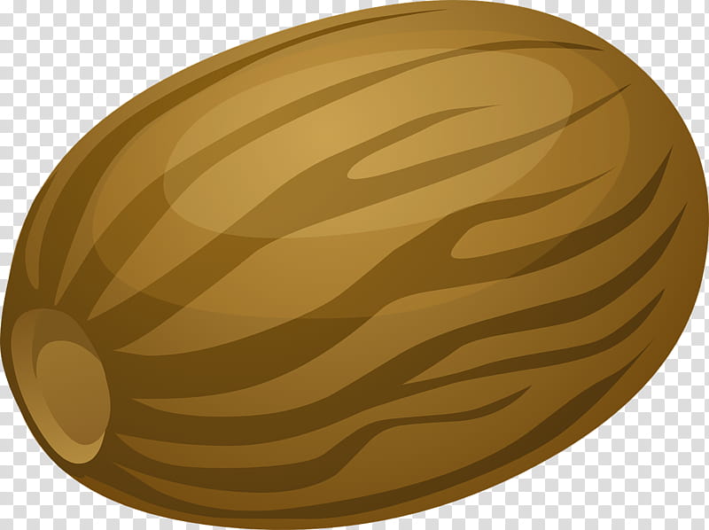 Nutmeg Oval, Fruit, Spice, Food, Seed, Nutshell, Myristica, Circle transparent background PNG clipart
