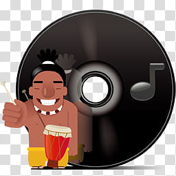 What kind of music are U , black haired man holding percussion instrument illustration transparent background PNG clipart