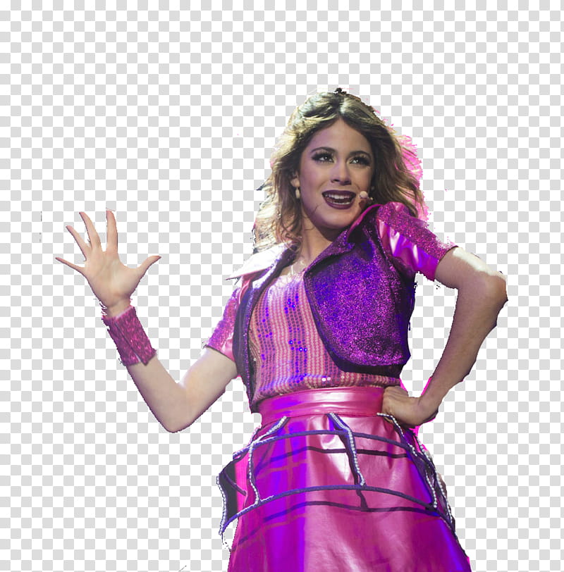 Tini Stoessel Violetta En Vivo transparent background PNG clipart