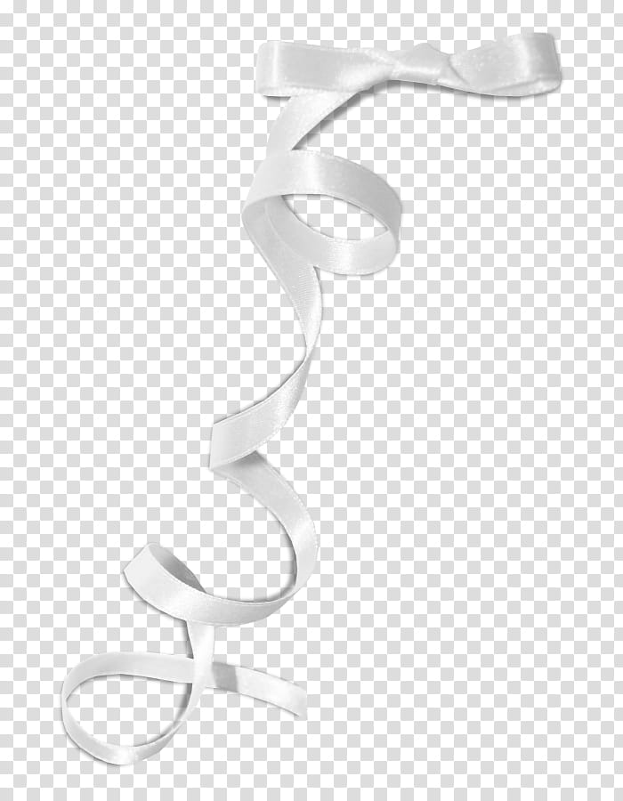 Noir Taggers Scrapkit, white ribbon illustration transparent background PNG clipart