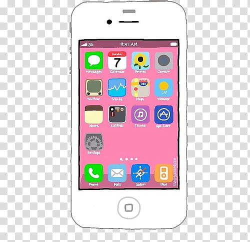overlays, white iPhone  transparent background PNG clipart