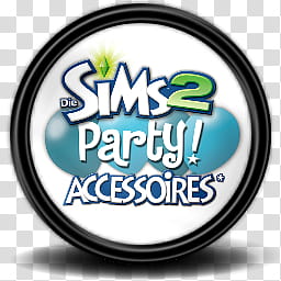 Game  Black, Die Sims  Party Accessories transparent background PNG clipart