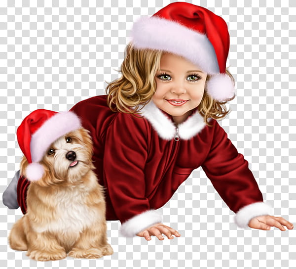 Christmas Santa Claus, Puppy, Yorkshire Terrier, Companion Dog, Siberian Husky, Pet, Breed, Puppy Face transparent background PNG clipart