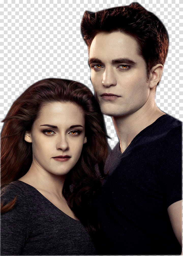 Kirsten Stewart and Robert Pattinson transparent background PNG clipart