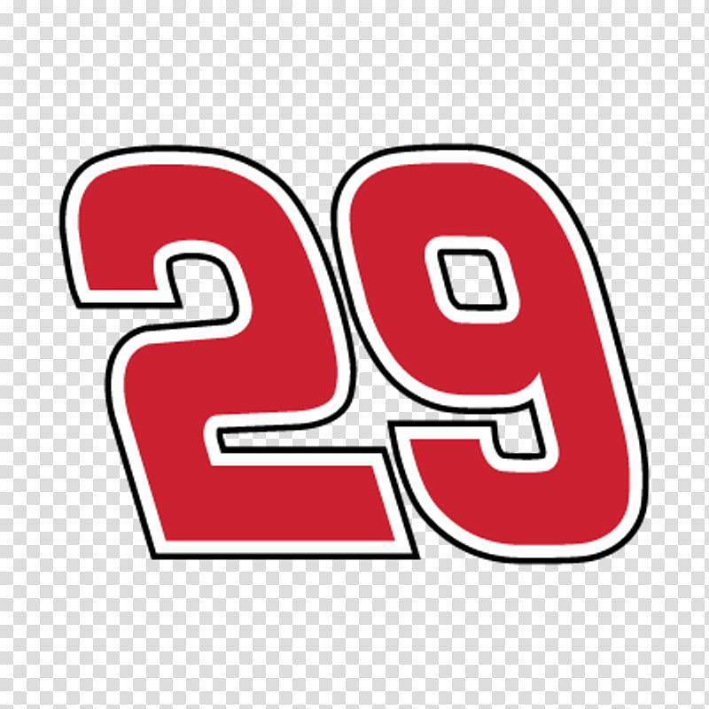 Logo NASCAR Cup Series Number 29, 29, Racing, Kevin Harvick, Text transparent background PNG clipart