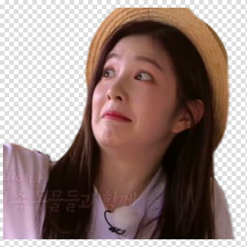 Kpop Meme Episode Red Velvet Woman Wearing Brown Hat Transparent