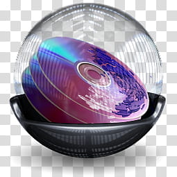 Sphere   , compact disc inside case transparent background PNG clipart