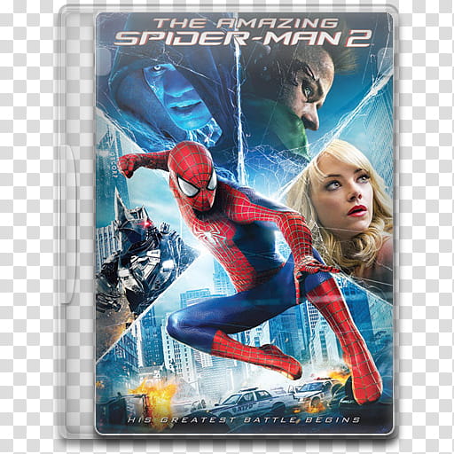 Movie Icon Mega , The Amazing Spider-Man , The Amazing Spider-Man  DVD case transparent background PNG clipart