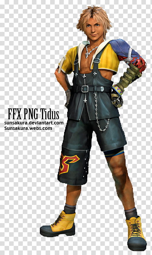 Tidus FFX, FFX Tidus illustration transparent background PNG clipart