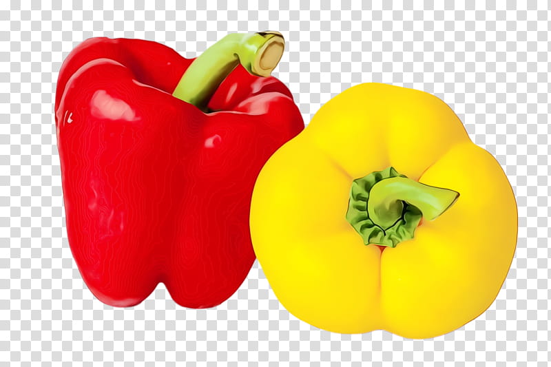 Bell pepper Food Vegetable Yellow pepper Produce, Watercolor, Paint, Wet Ink, Nutrition, Eating, Fruit, Diet transparent background PNG clipart