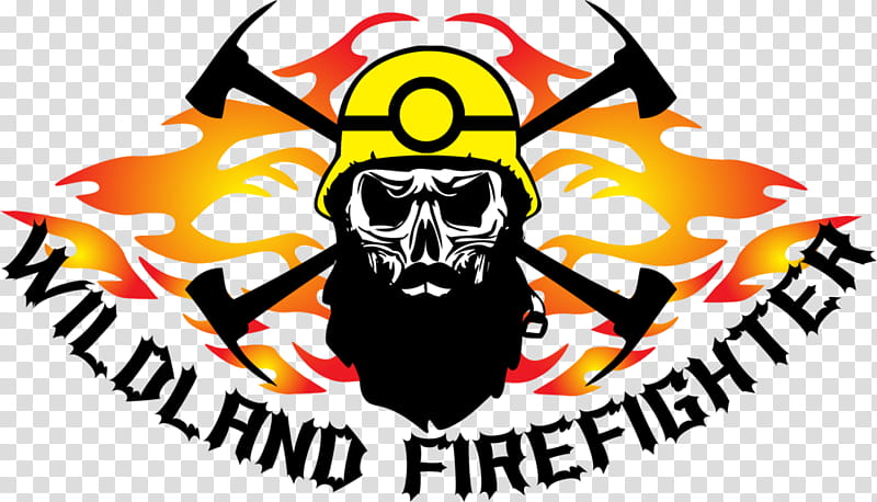 Skull Symbol, Firefighter, Flame, Wildland Fire Engine, Wildfire, Wildfire Suppression, Sticker, Logo transparent background PNG clipart