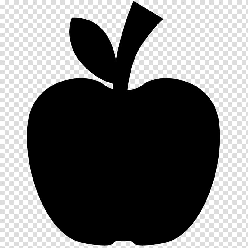 Black Apple Logo, Silhouette, Drawing, Leaf, Fruit, Plant, Blackandwhite, Tree transparent background PNG clipart