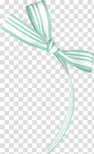 green and white striped bow illustration transparent background PNG clipart