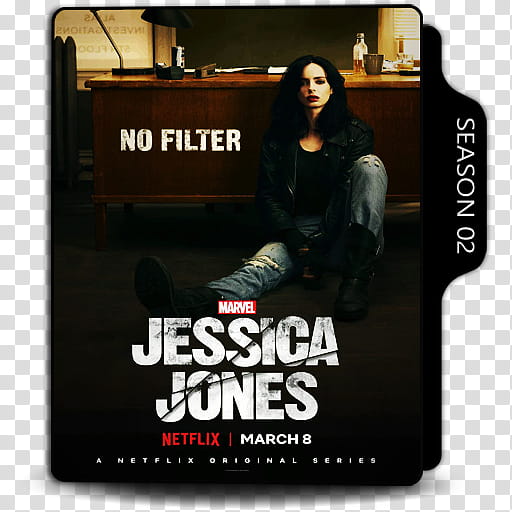Marvel Jessica Jones Series Folder Icon , Jessica Jones Season Folder Icon V transparent background PNG clipart