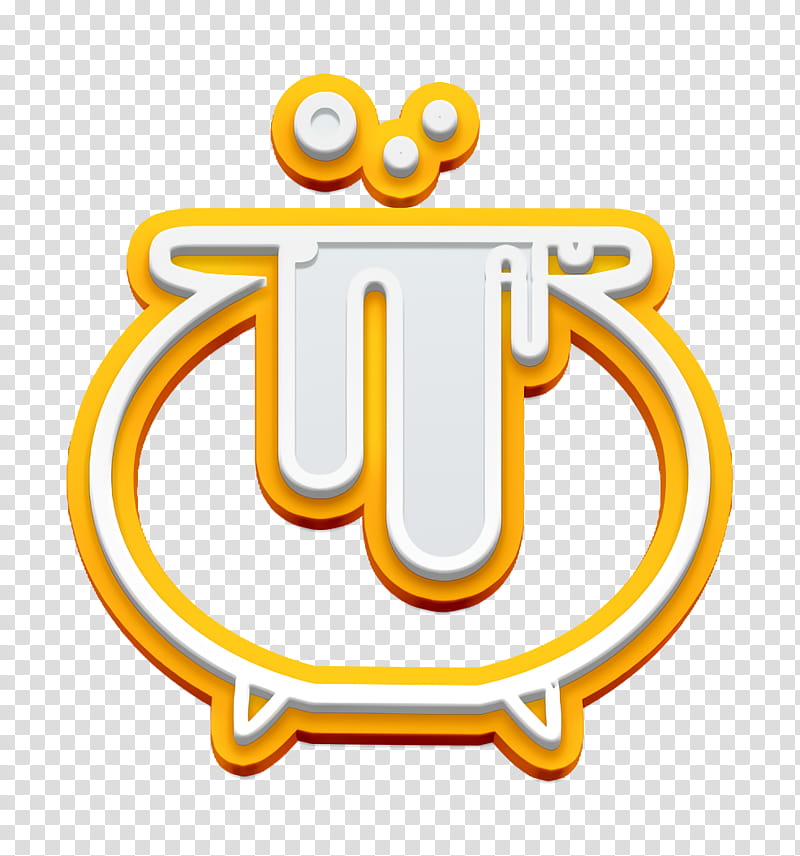 cauldron icon magic icon potion icon, Spell Icon, Witch Icon, Yellow, Logo, Line, Symbol, Emblem transparent background PNG clipart