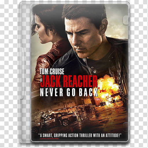 Movie Icon , Jack Reacher, Never Go Back transparent background PNG clipart