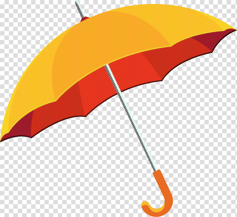 Orange, Umbrella, Red, Yellow, Line transparent background PNG clipart