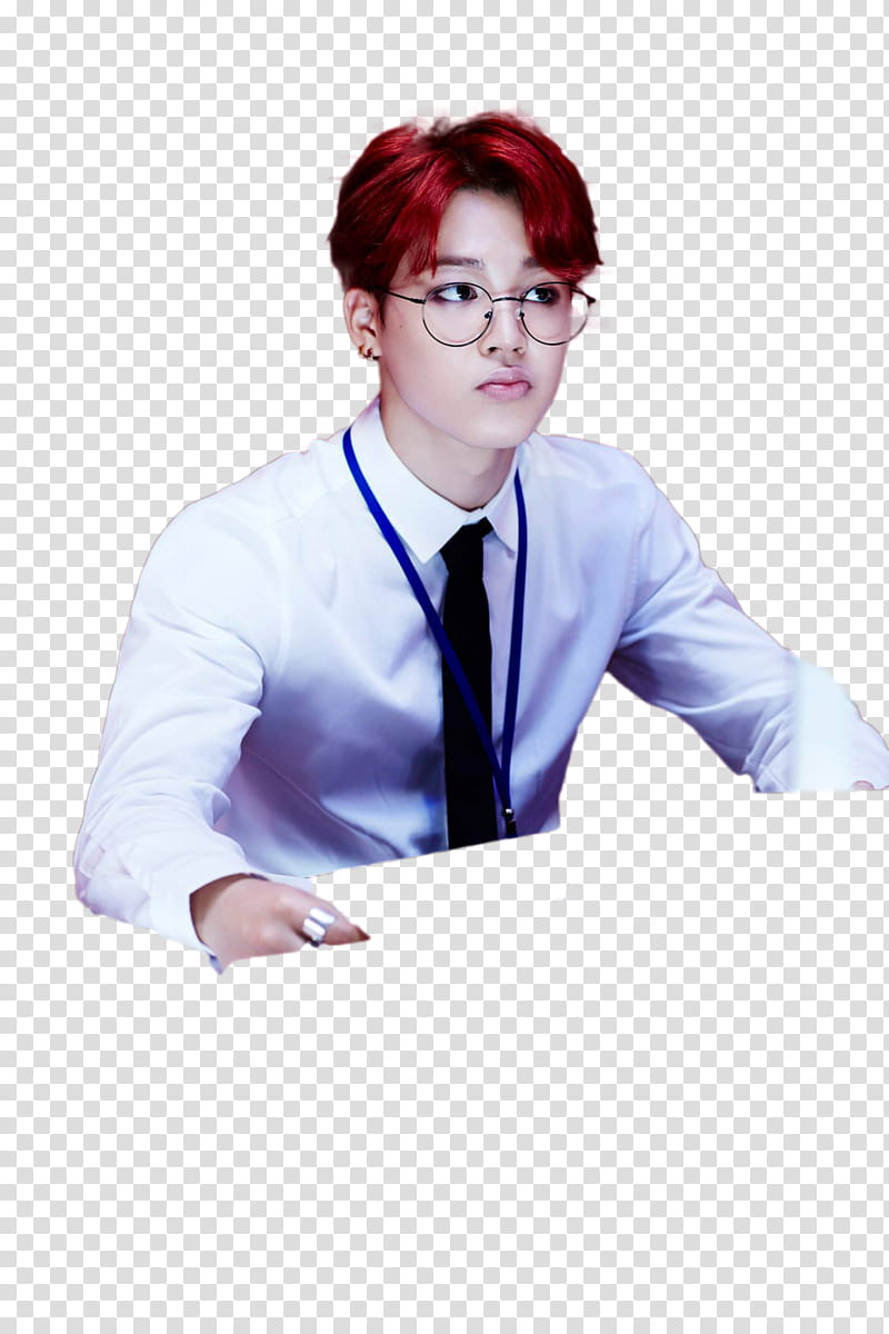 Dope Jimin x, Red Hair transparent background PNG clipart