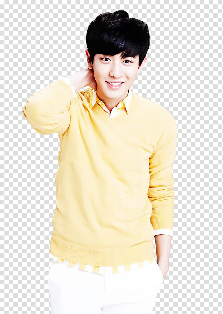 EXO Beagle Line, men's yellow long-sleeved shirt transparent background PNG clipart