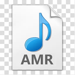 Audio et video files vista, AMR icon transparent background PNG clipart