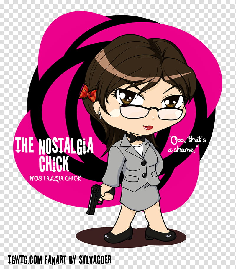 Kickassia Nostalgia Chick, woman holding pistol transparent background PNG clipart