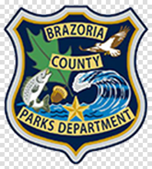 Brazoria County Parks Department Logo, Lake Jackson, Texas Highway Patrol, Angleton, Brazoria County Texas, Area, Label, Badge transparent background PNG clipart