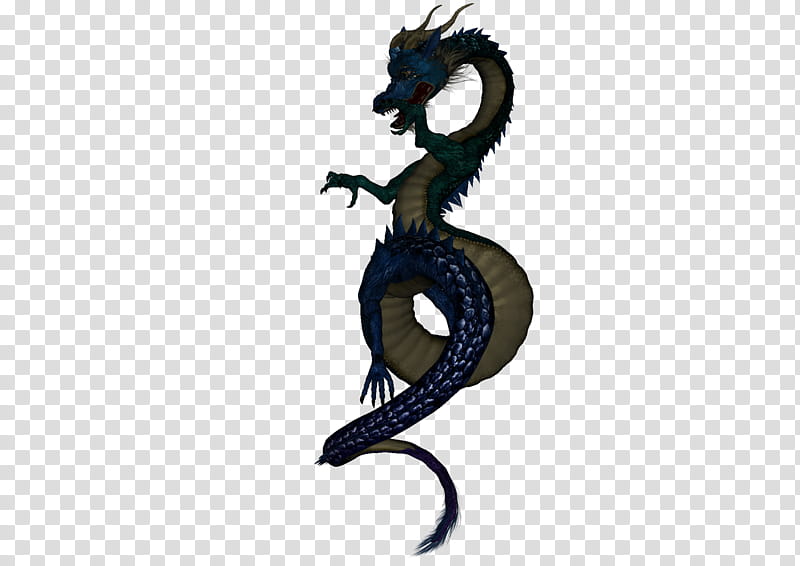 Asian Dragon , blue Chinese dragon transparent background PNG clipart