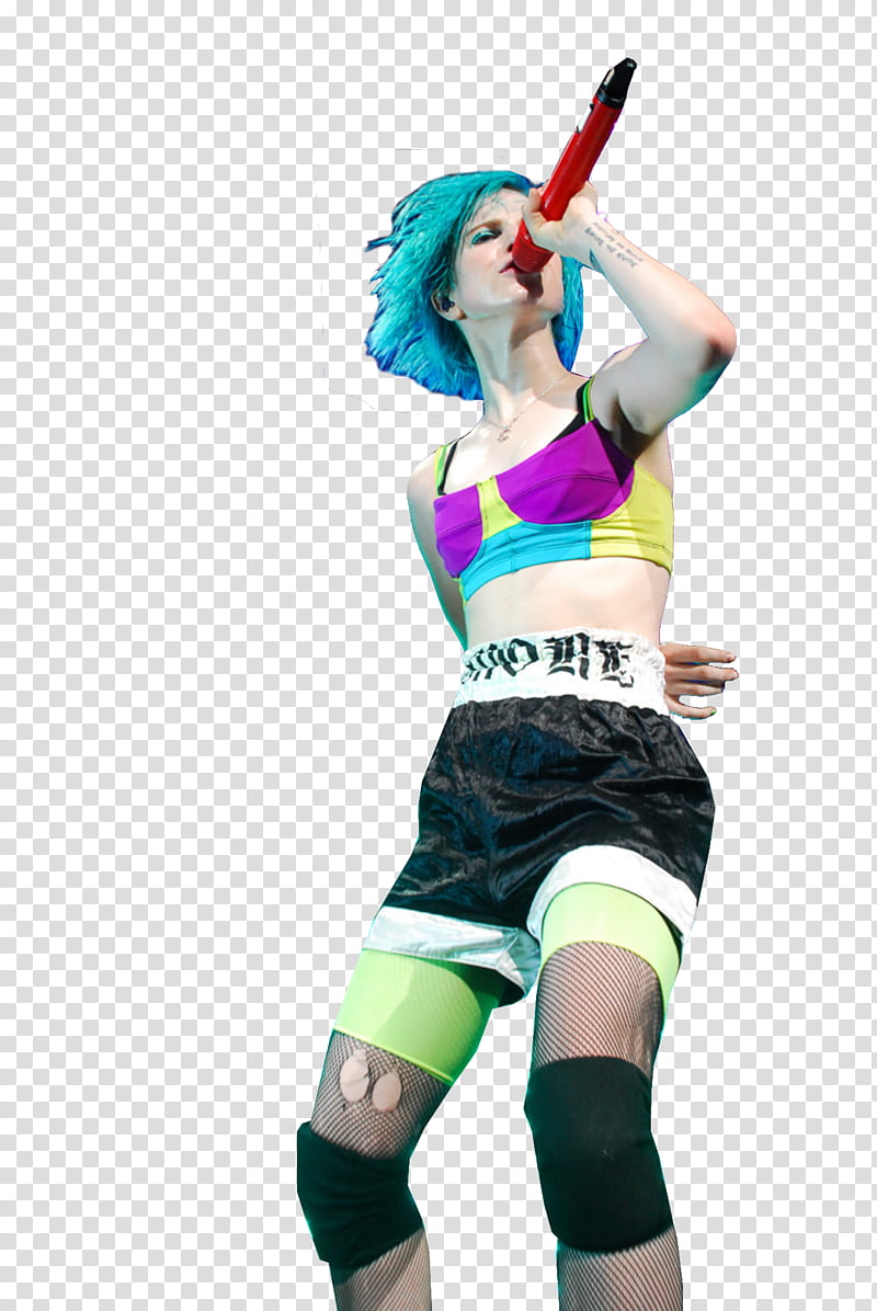 Hayley Williams, Monumentour-New-Politics-Paramore-Fall-Out-Boy- transparent background PNG clipart