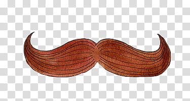 Sugar rush S, brown mustache transparent background PNG clipart