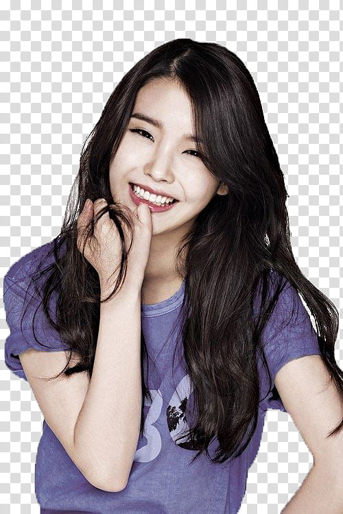 IU LeeJieun render transparent background PNG clipart