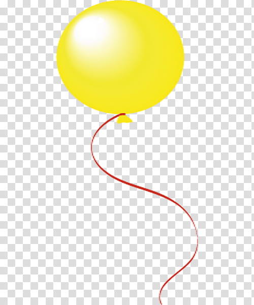 Globos, yellow balloon illustration transparent background PNG clipart