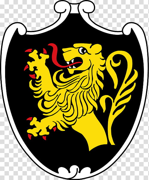 Lion Logo, Coat Of Arms, Animali Araldici, Amtliches Wappen, Heraldry, Upper Bavaria, Germany, Yellow transparent background PNG clipart