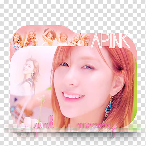 APINK REMEMBER PINK VER FOLDER ICONS, HY transparent background PNG clipart