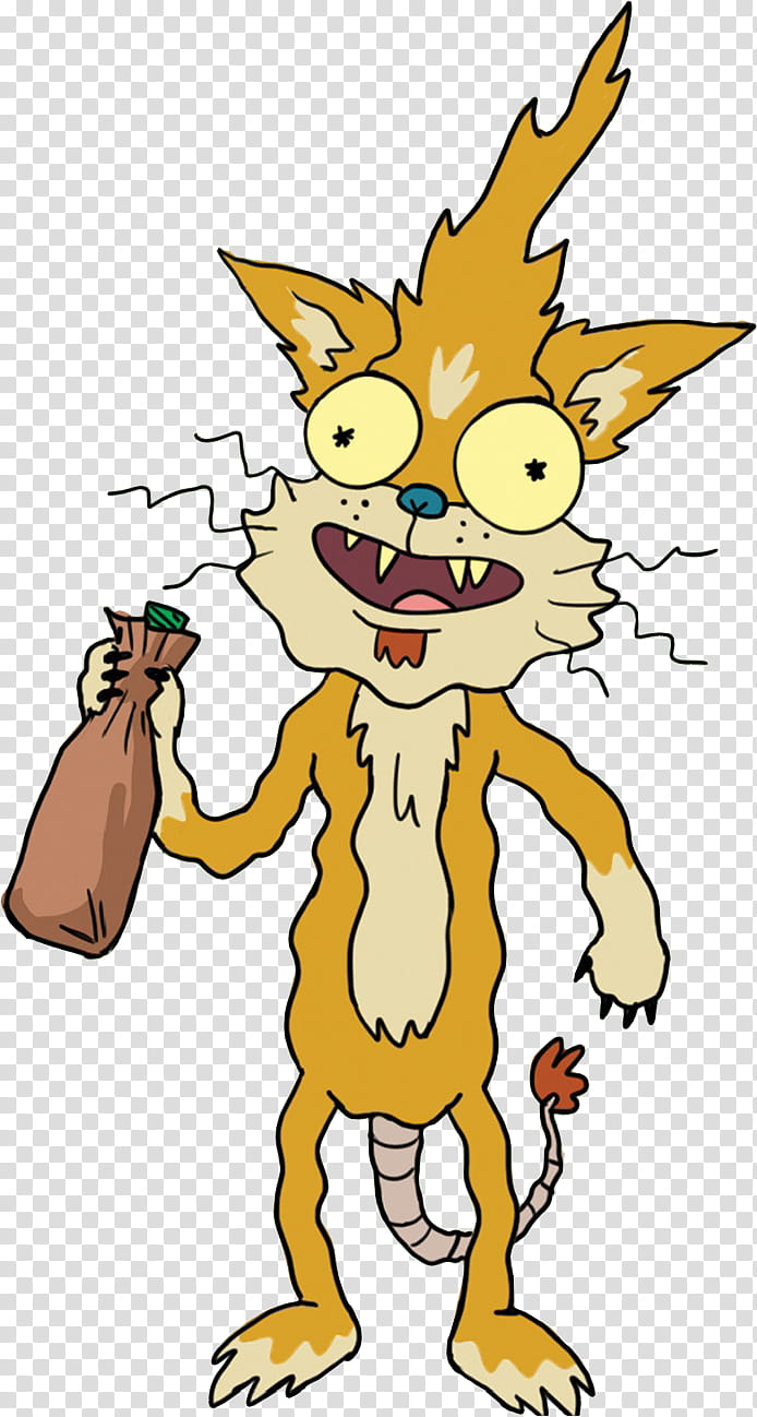 Rick and Morty HQ Resource , yellow cat transparent background PNG clipart