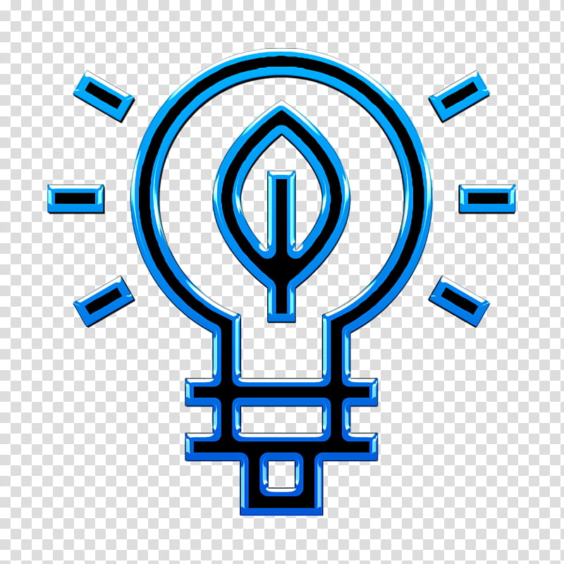 Light bulb icon Save energy icon Sustainable Energy icon, Symbol, Electric Blue, Logo transparent background PNG clipart