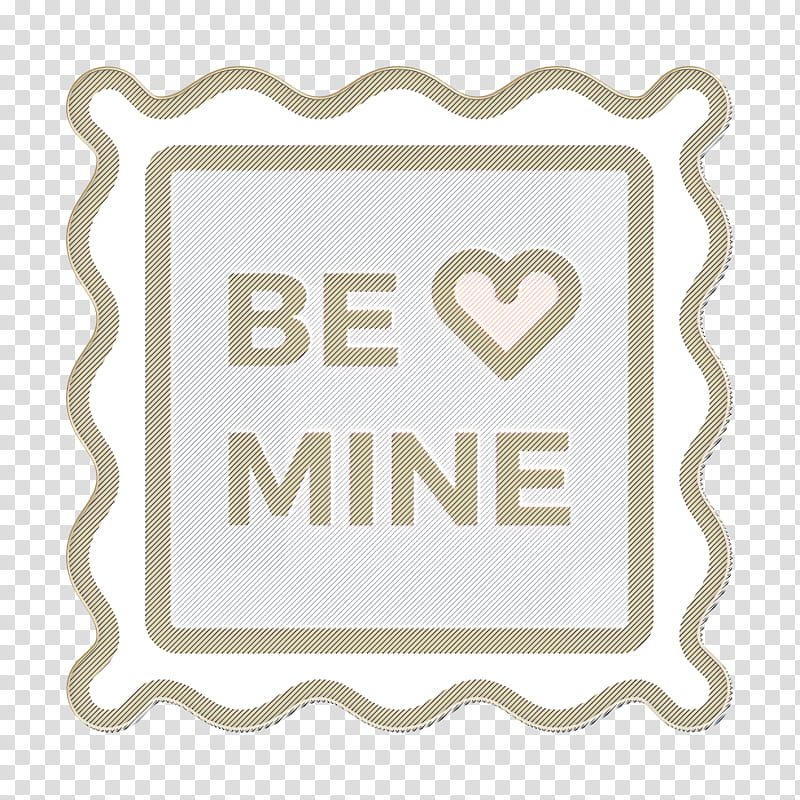 be icon mine icon stamp icon, Text, Label, Heart, Rectangle, Frame, Sticker, Logo transparent background PNG clipart