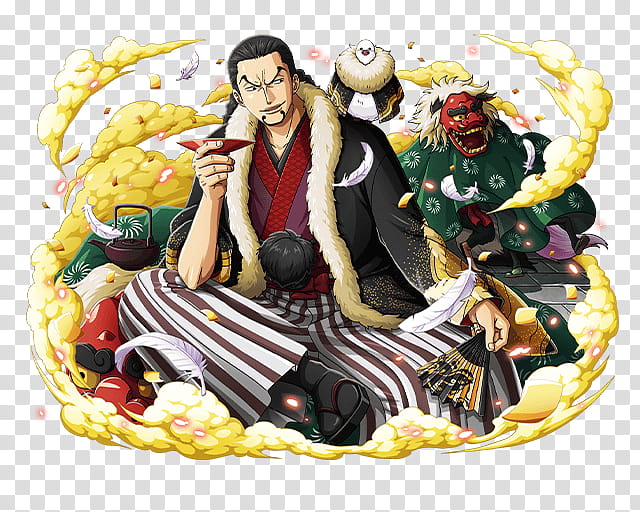 ROB LUCCI, One Piece character transparent background PNG clipart
