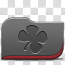 Leaf Folder Icons, Leaf_Folder_Icons\Red\\folder-clover transparent background PNG clipart
