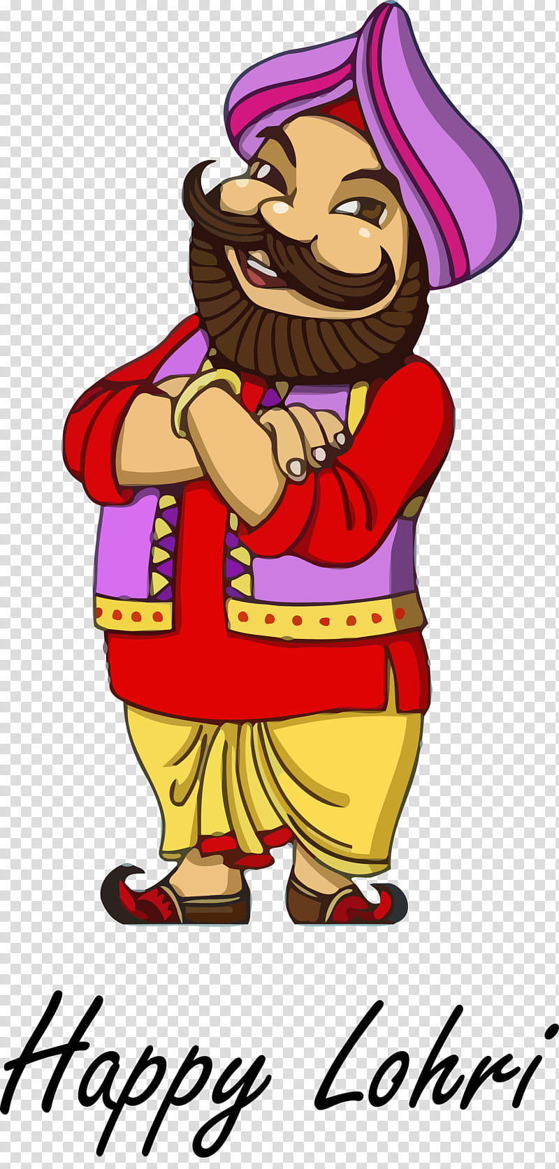 lohri happy lohri, Cartoon, Mascot transparent background PNG clipart